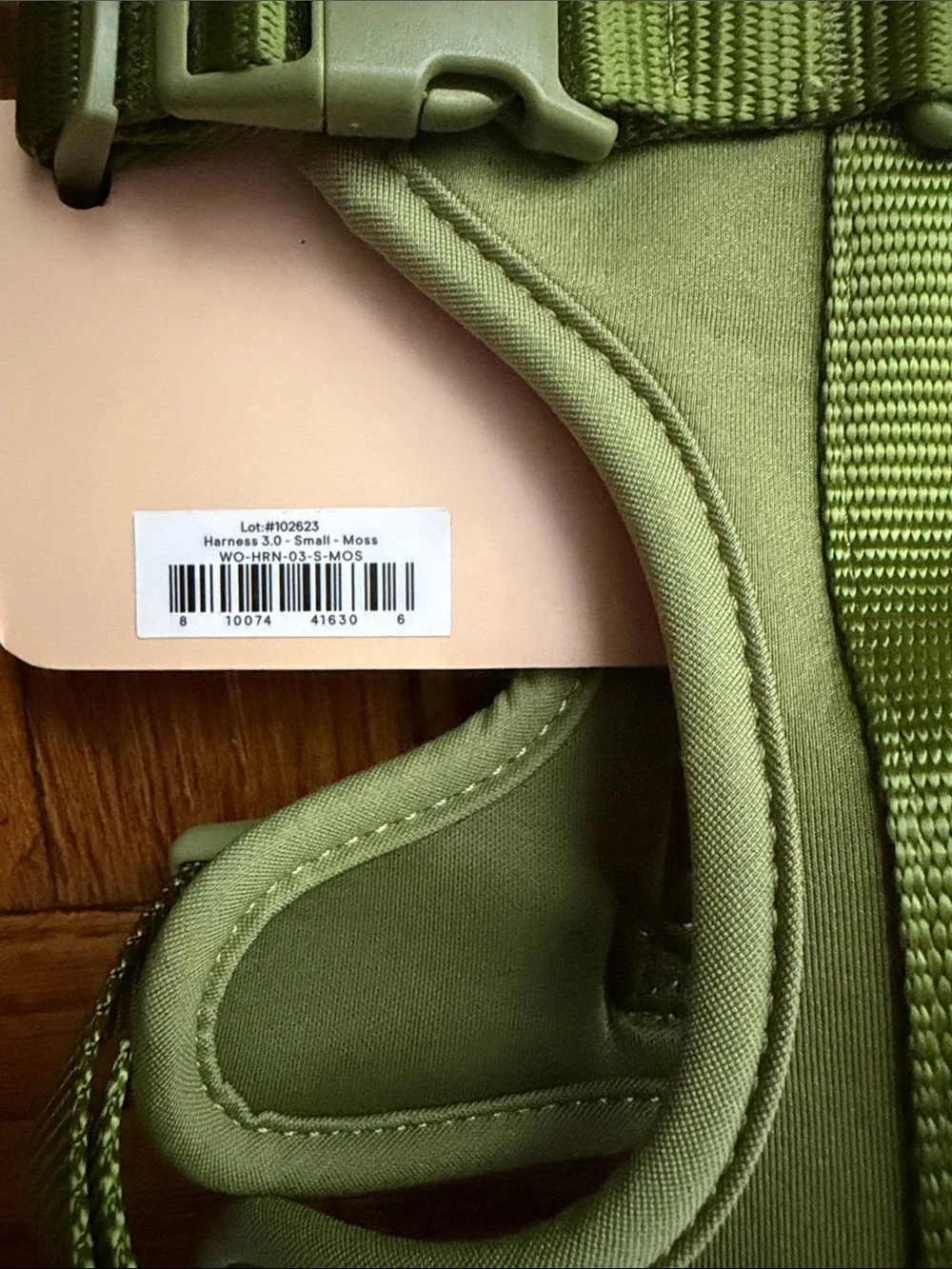 New wild one Olive Green Dog Harness - Small